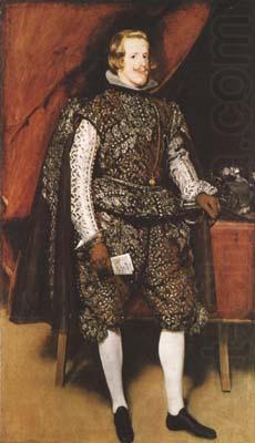 Portrait of Philip IV of Spain in Brown and Silver (mk08), Diego Velazquez